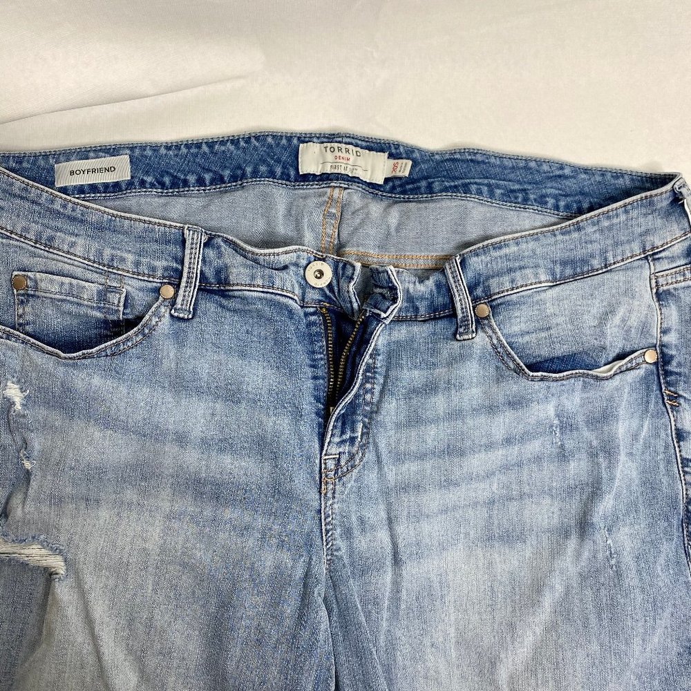Boyfriend Distressed Denim
